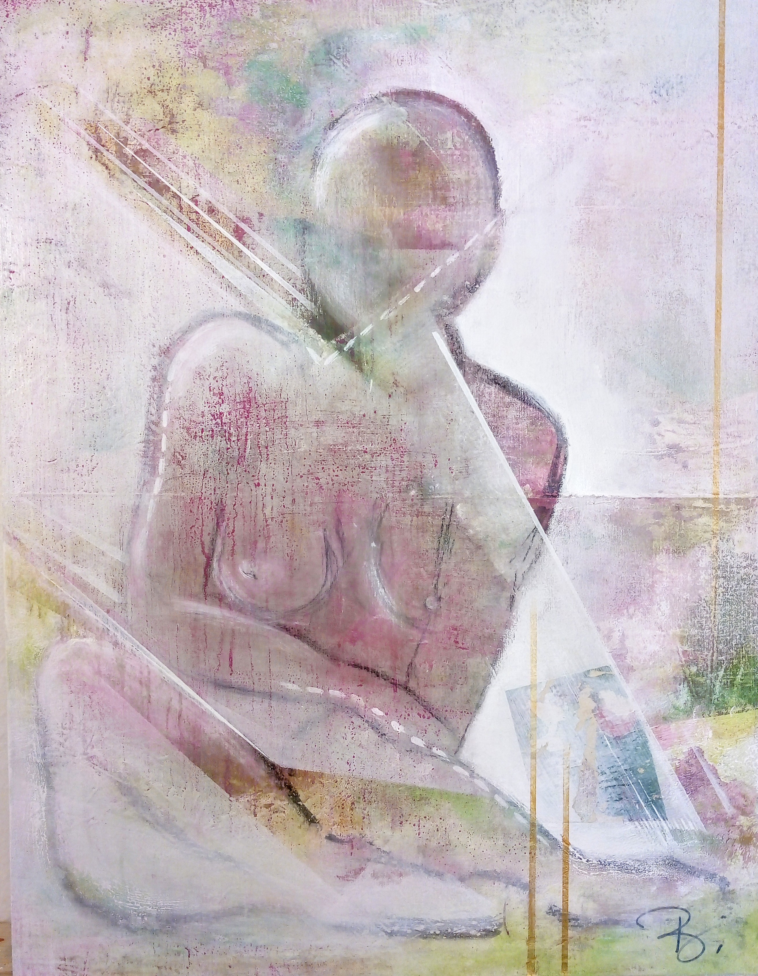 Tableau : ELLE, SOLITAIRE...  - Exposition 