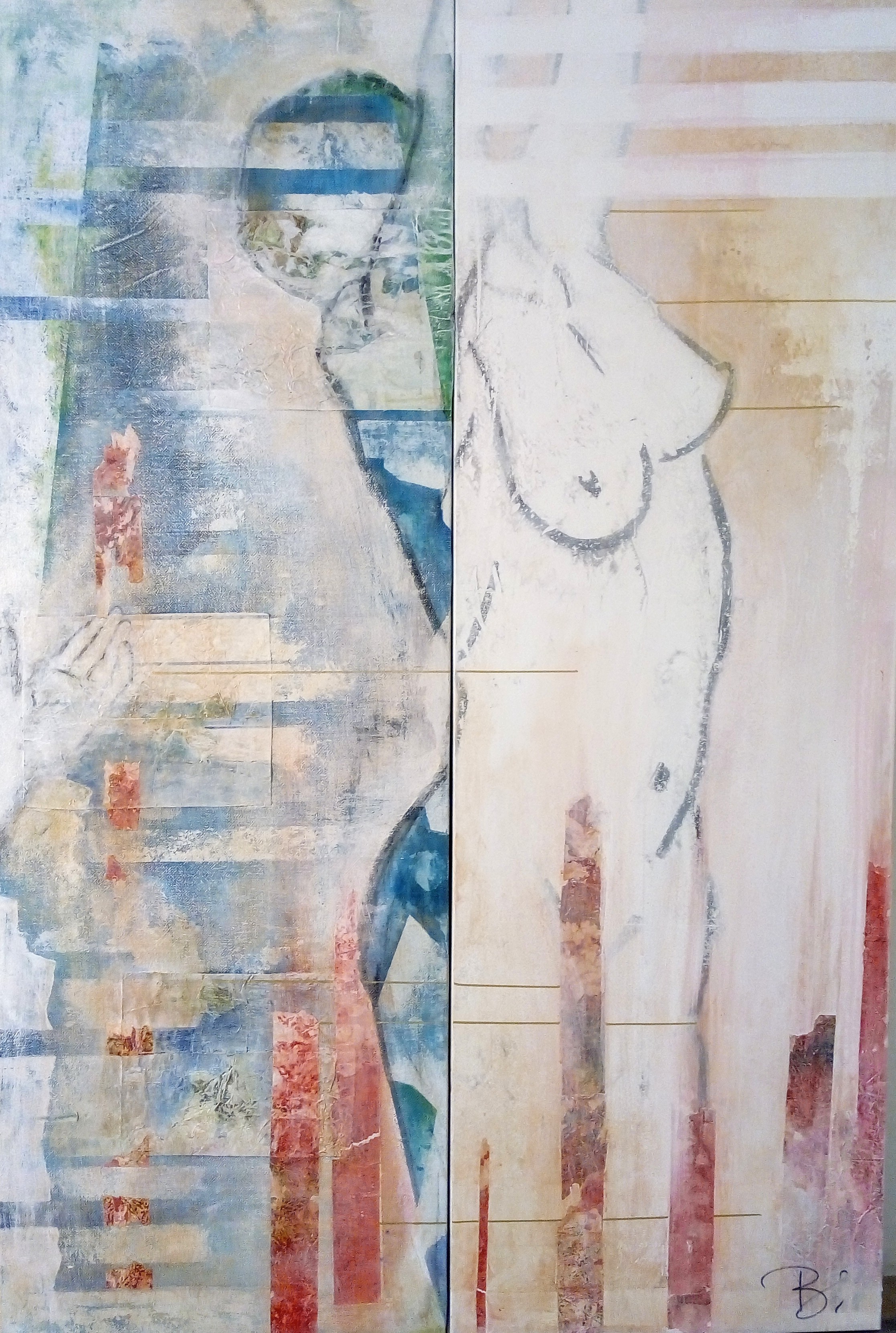 Tableau : ELLE, L'INACCESSIBLE...  - Exposition 