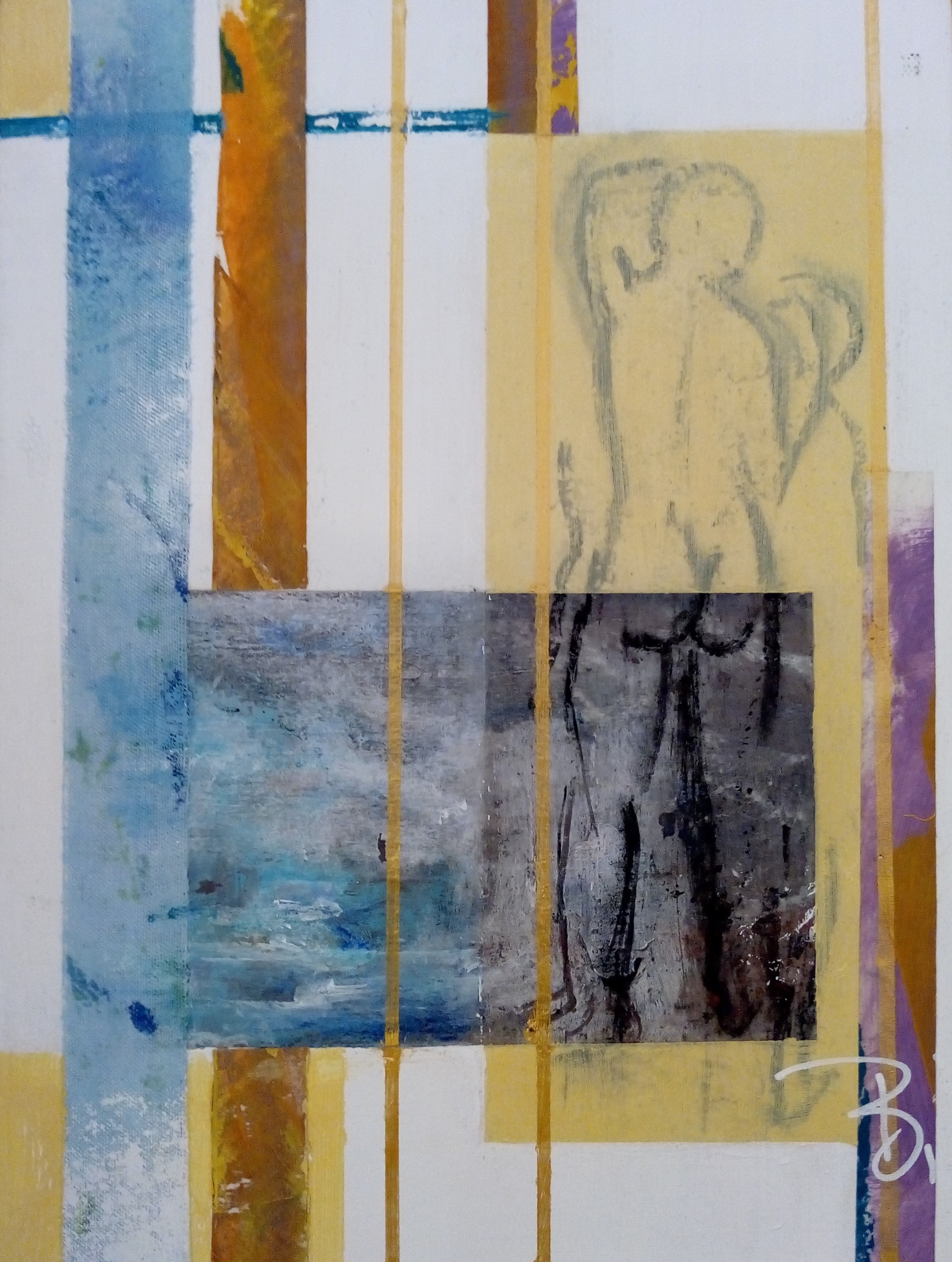 Tableau : sans titre2 - série  Elle, libre...