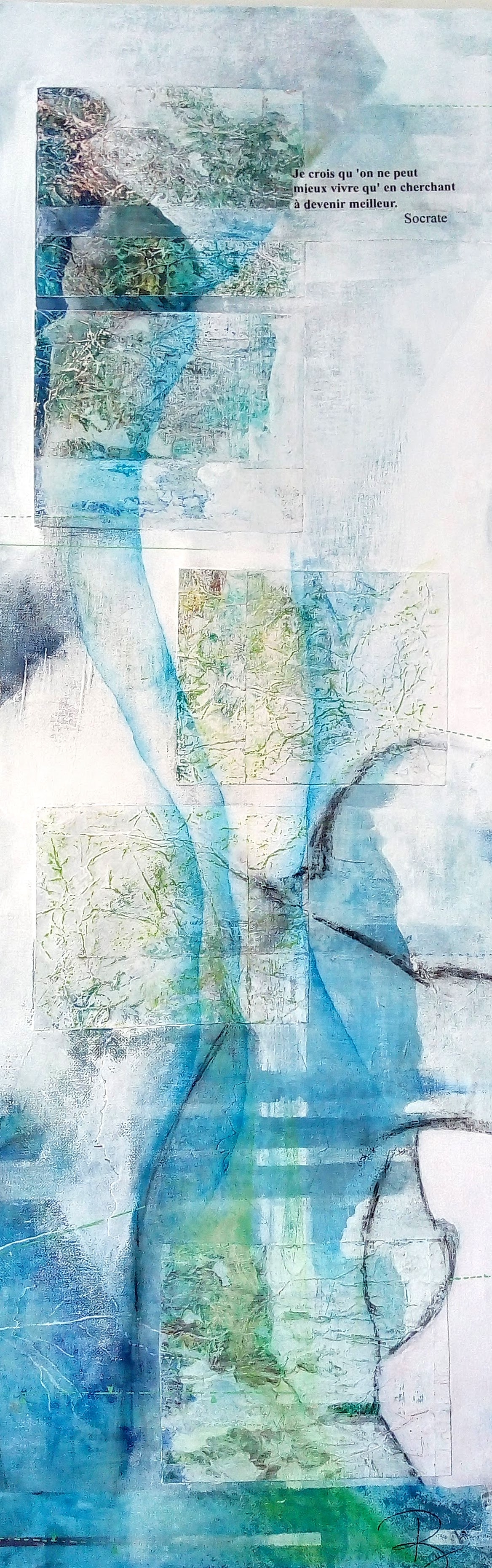 Tableau : VIVRE MIEUX- Exposition 